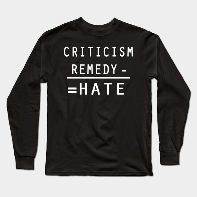 definition of a Hater Long Sleeve T-Shirt by H.M.I Designz